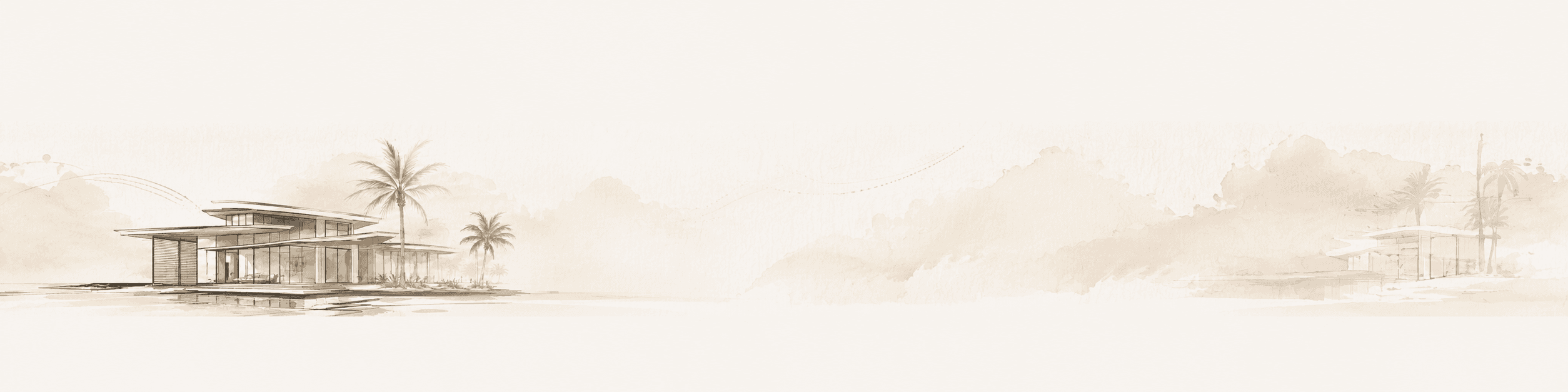 Architectural banner expressing a durable coastal design direction.